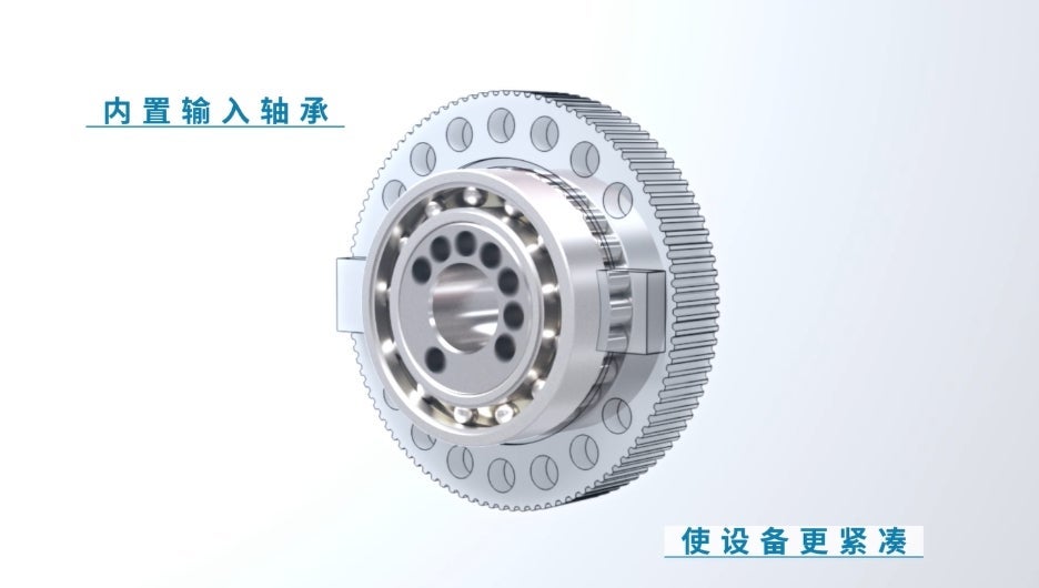 内置输入轴承／使装置更紧凑化